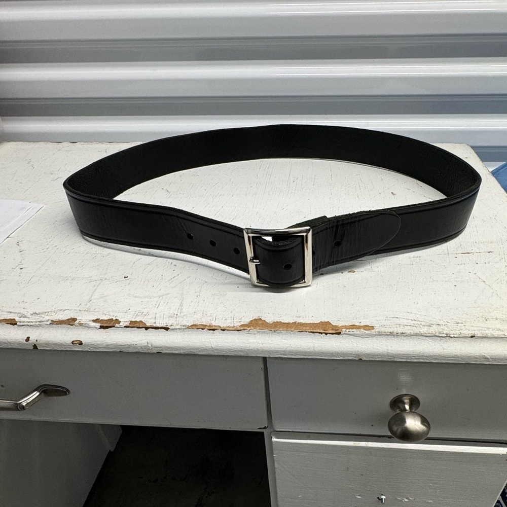 Black Uniform Belt - Waist Size 44”